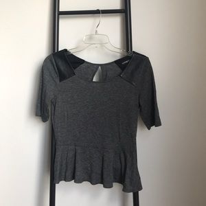 3/4 sleeve Express peplum top